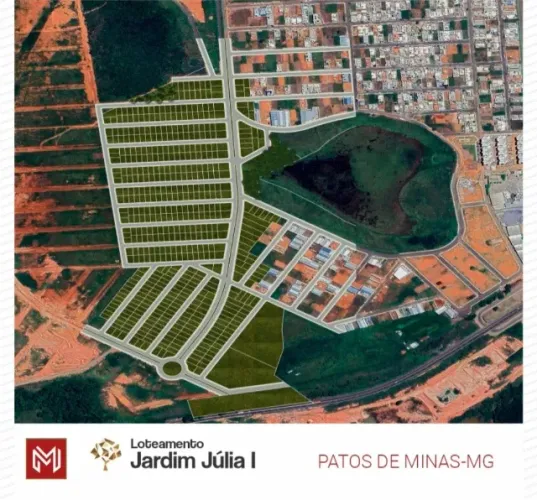 Lote Jardim Julia 231m², plano, quitado, liberado para construção