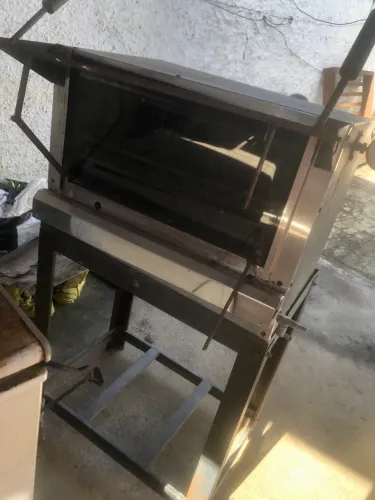 Forno Industrial Inox com Cavalete - Para Conserto ou Peças