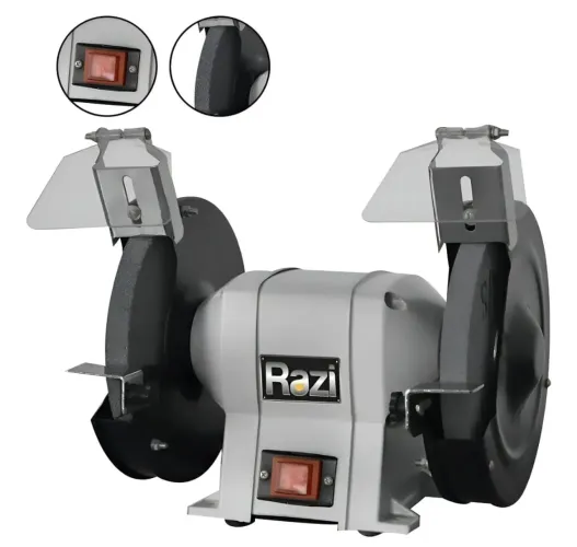 Esmeril De Bancada 550w 8'' Razi 3/4 cv