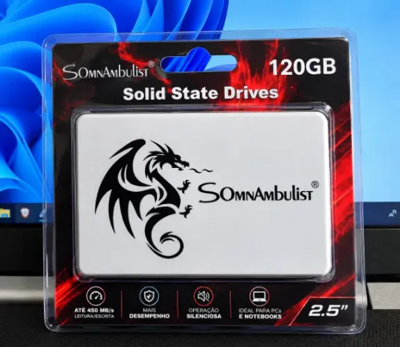 SSD 120gb Novo | Mauá
