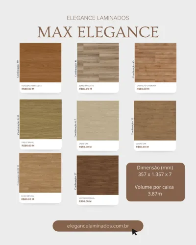 Piso laminado Max Elegance Eucafloor