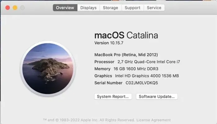 Macbook Pro Retina 15 A1398, 2.7GHz Quad-Core I7, 16GB Ram, 768GB SSD