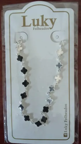 Pulseira Folheada a Ouro Luky Folheados Nova