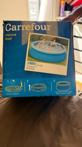 Piscina plástica redonda