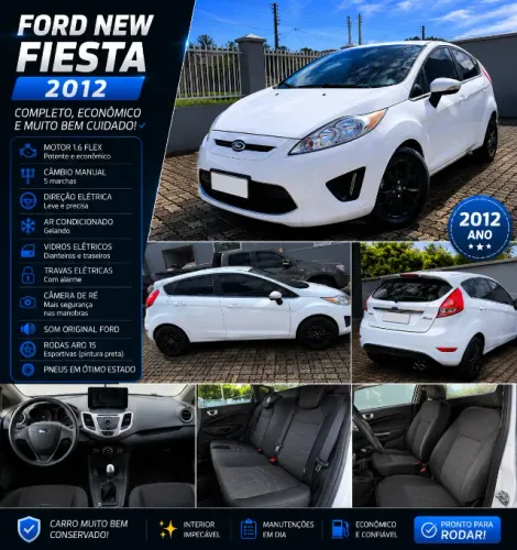 Ford Fiesta SE 1.6 16V Flex 5P 2012
