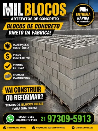 Blocos De Concreto De Fábrica