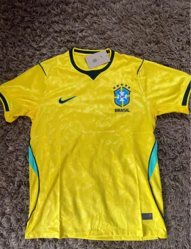 Camisa de futebol estilo seleção brasileira - Primeira linha