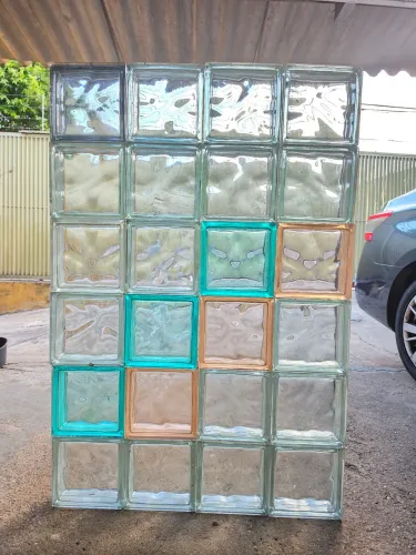 Tijolos de vidro 24 pçs 430,00 R$