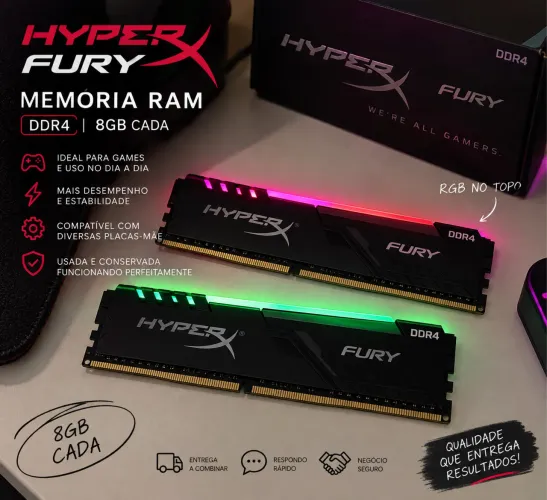 Memória RAM DDR4 16 gb