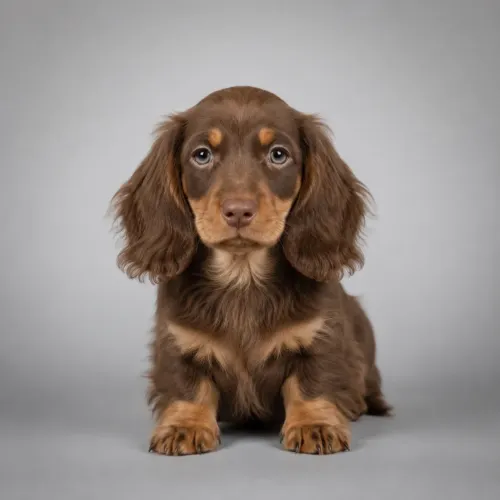 Basset teckel macho pelo longo 