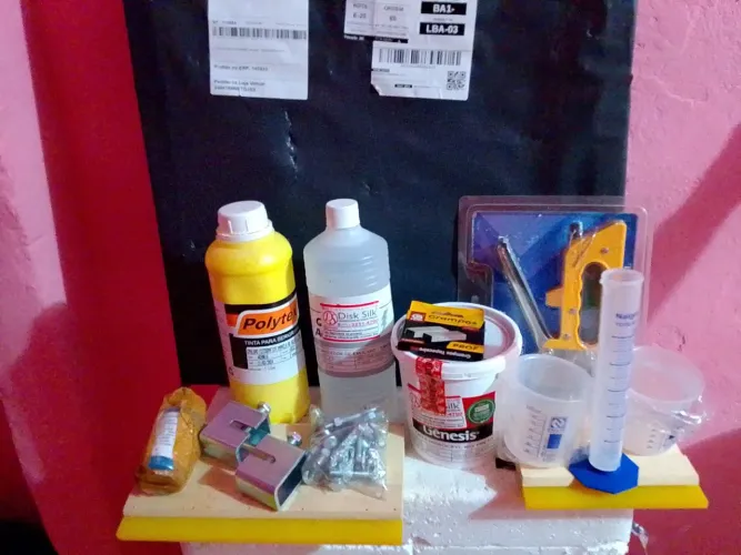 Materiais para serigrafia