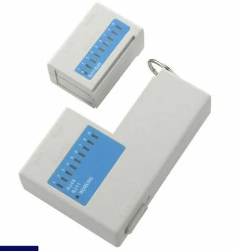 Testador Teste Crimpagem Cabo Rede Lan Telefonia Rj45 Rj11 Arduino Automação COD-AP48 
