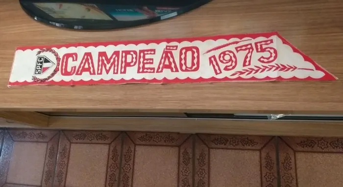 Faixa 1975 São Paulo Futebol Club Campeão