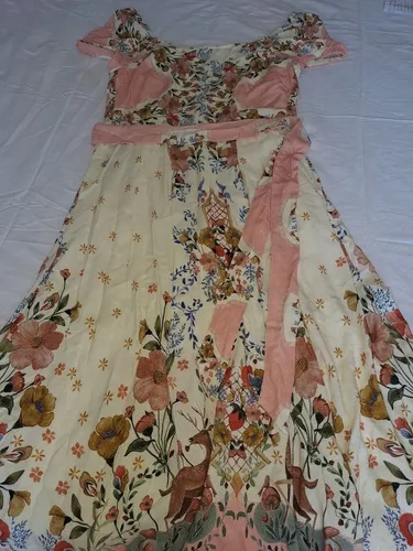 Vestido ANTIX longo tamanho M estampa floral