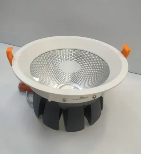 Kit 10 Luminária LED 30w 22cm 6500k Redondo