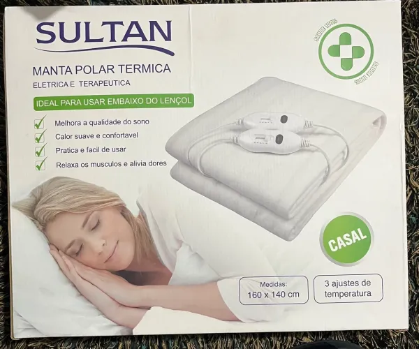 Lençol térmico casal 2 temperaturas 220v