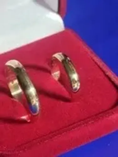 Alianças Par Ouro 18 Kilates 3 Gramas 3 mm