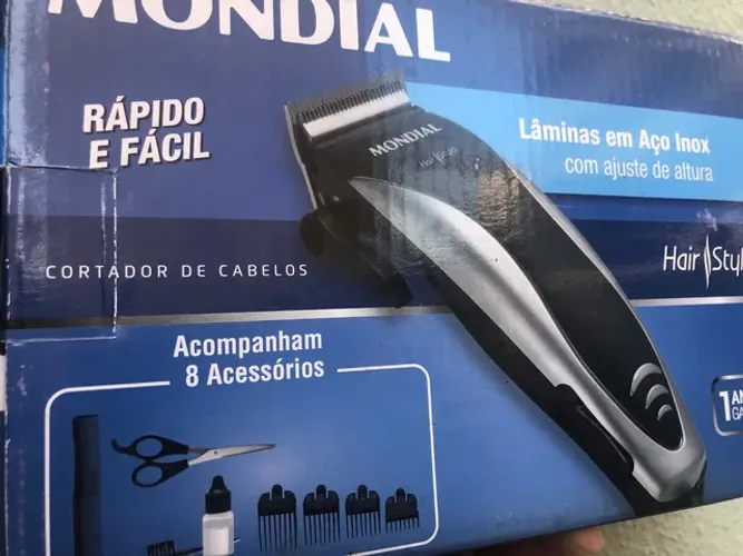 Nova Maquina Cortar Cabelos Mondial