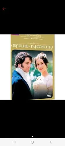 Orgulho e preconceito minissérie completa dvd