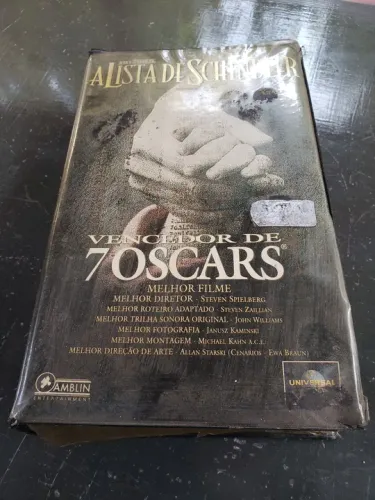 Filme duplo vhs a lista de schindler original