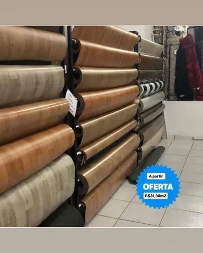 Pisos vinilicos 0,7mm manta largura 2,00mts