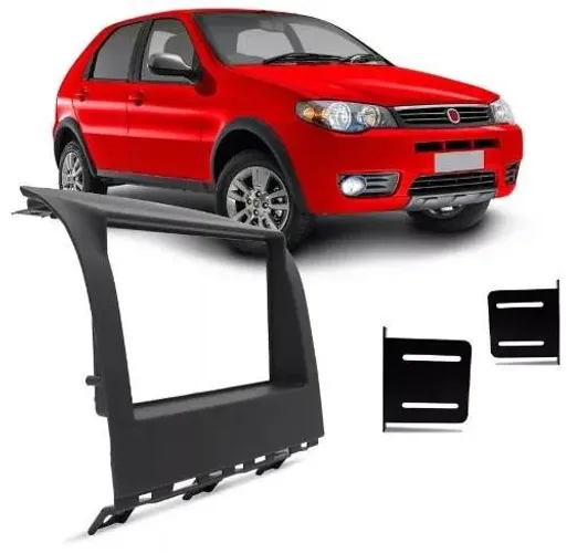 Moldura Do Painel 2 Din Dvd Palio G5 Way 2014 2015 2016 2017