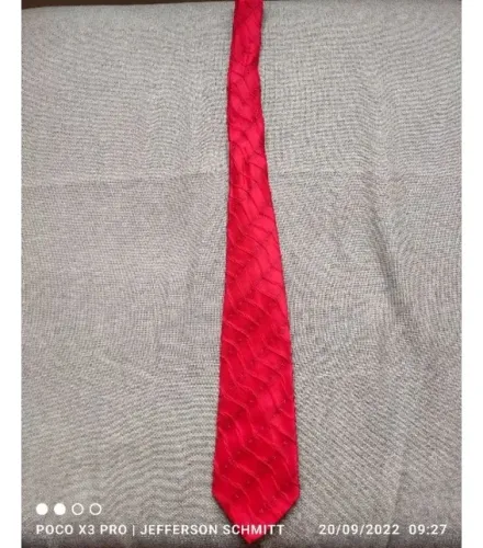 Gravatas Jh Edonis Vermelho Ondulado