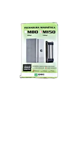 Fechadura Magnética Ipec M150 Sem Sensor/botão 150kg