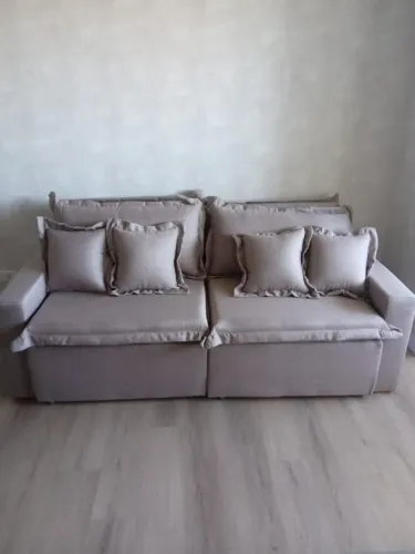 Sofá Cama Slim Linho Cinza 1,80 ÚLTIMA PEÇA