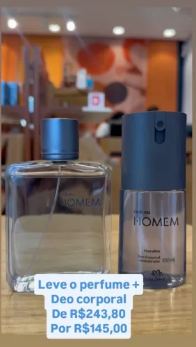 Kit Natura Homem: Perfume + Deo Corporal