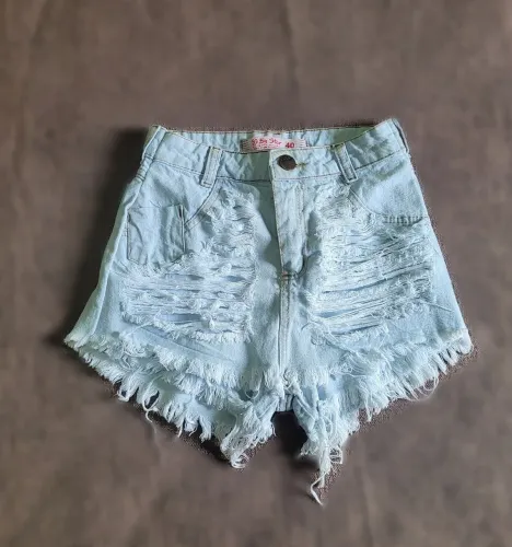 Short saia jeans