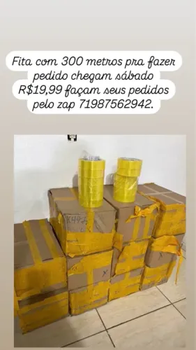 Fita durex 300 metros 