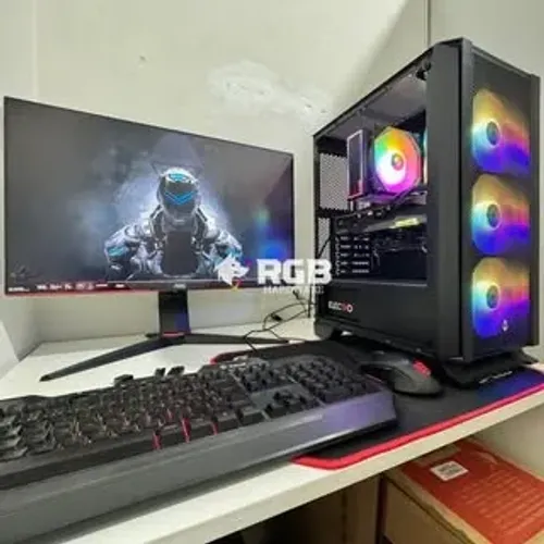 PC Gamer COMPLETO RYZEN 7 + RX7600+ 1 ano de garantia e em até 12x