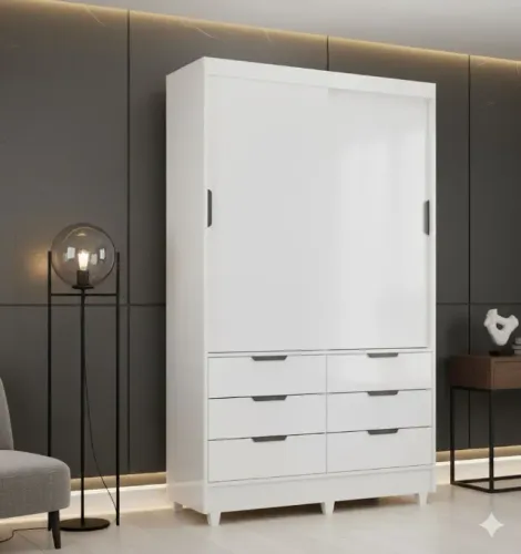 Promoção Guarda Roupa Sevilha Branco (PRODUTO EM OFERTA)