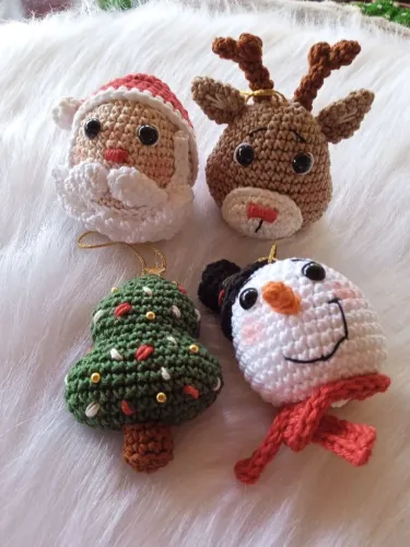 Enfeites para árvore de Natal
