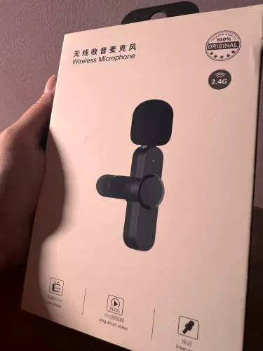 Microfone de lapela tipo c