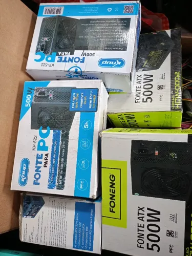 Fontes de 500 wtas para Pc diversos modelos 