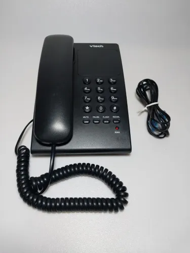 Telefone Digital com fio de mesa Vtech VTC105B em estado de novo