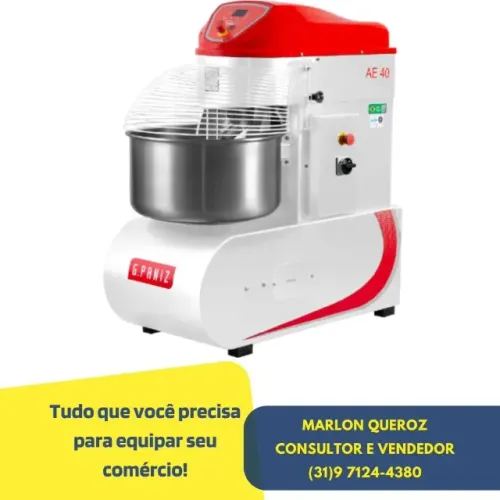 Amassadeira Espiral 40KG G.Paniz 220v Nova