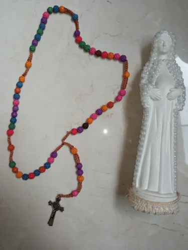 Lindo terço já abençoado na basílica de nossa Senhora Aparecida