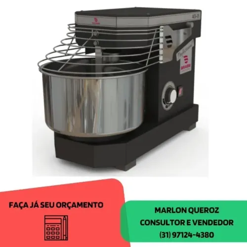 Amassadeira Espiral 5KG Braesi Nova Bivolt