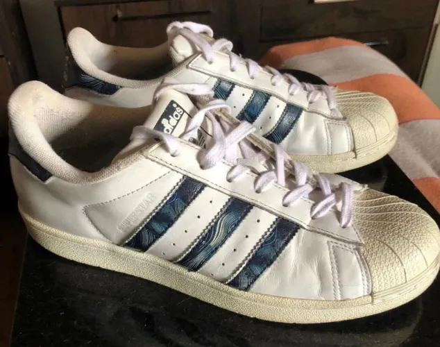 Adidas Superstar - Original - Azul - Tamanho 38