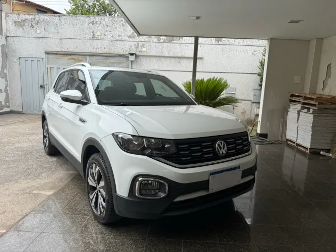 VW T-Cross Highline 1.4 TSI Flex 16V 5P AUT 2021 Branca