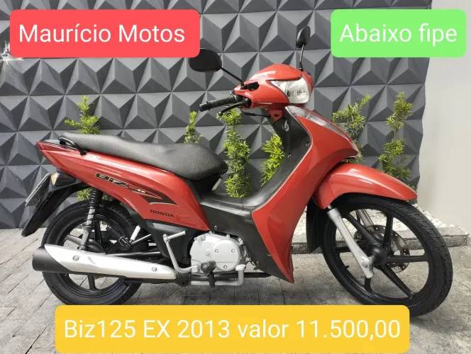Honda Biz 125 EX 2013 abaixo Fipe top