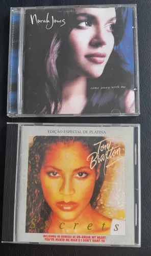 CDs Norah Jones e Toni Braxton, George Michael, Adele, Sade, Celine Dion e outros