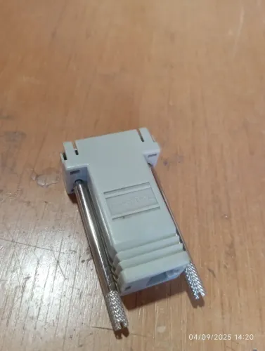 Adaptador porta COM entrada de cabo de rede rj45