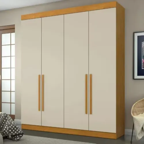 Guarda Roupa 4 Portas 3 Gavetas 100% MDF (FAZEMOS ENTREGA DF E ENTORNO)