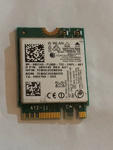 Placa de Rede Wireless Intel® Dual Band Wireless-N 7265NGW