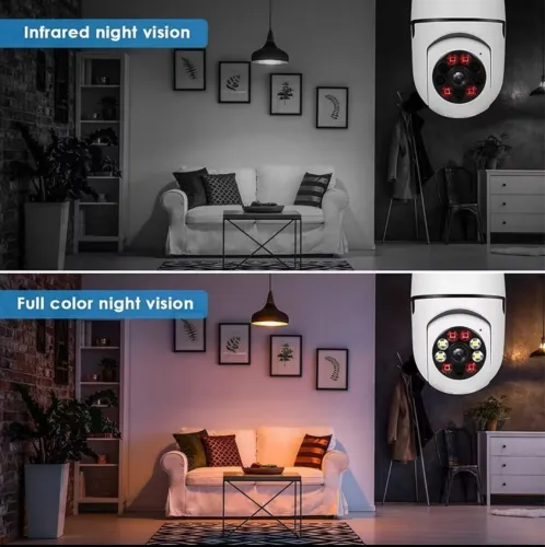 Câmera 360 com acendimento automático entregamos