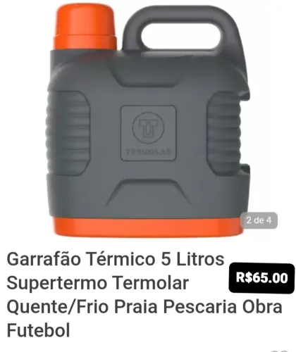 Garrafão térmico 5 litros 